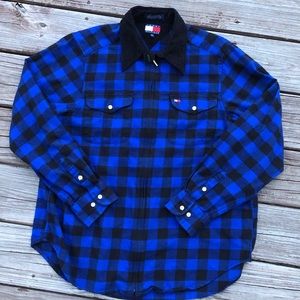 corduroy/ flannel tommy hilfiger!!